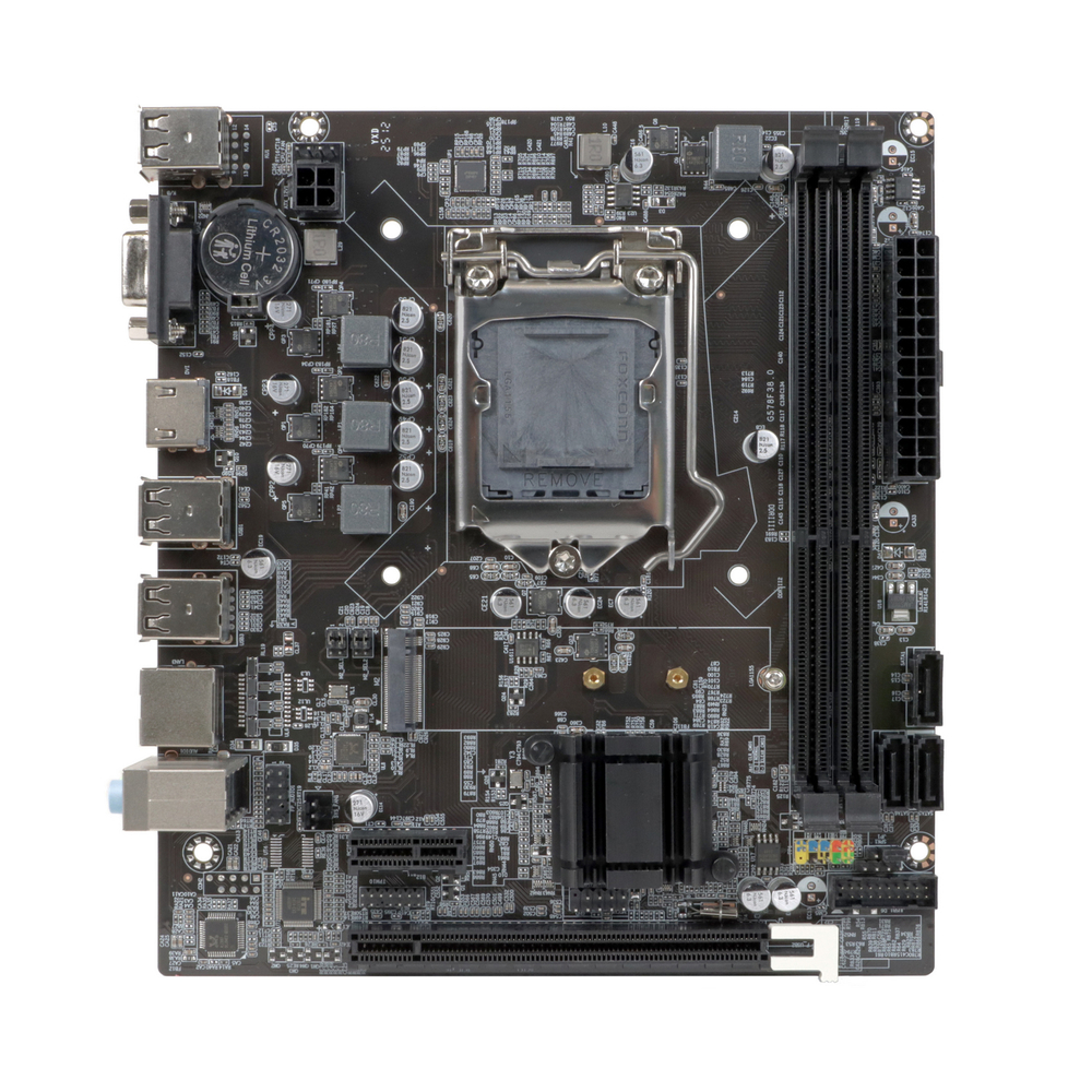 Материнская плата с процессором BaseTech H61M-K, Socket1155, i7-2600S, mATX, Retail, Socket1155, Intel HD Graphics 2500, 2xDDR3, PCIe3.0, 1xM.2, GLAN, 8xUSB2, 2xUSB3, VGA, HDMI (BT-H61M-K-2600S)