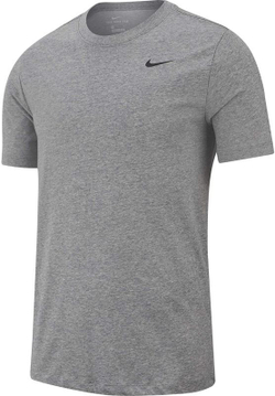 Мужская теннисная футболка Nike Solid Dri-Fit Crew - серый
