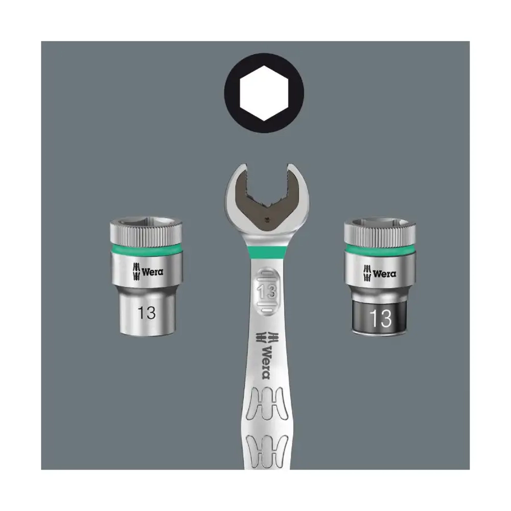 Торцовая головка Zyklop 24 1/2″ дюймовая WERA 05003614001