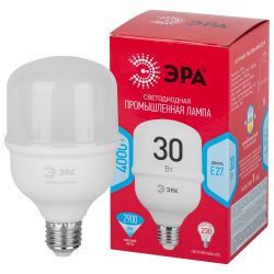 Лампа светодиодная POWER ЭРА RED LINE LED T80-30W-4000-E27 R 30Вт колокол нейтральный белый свет E27 | Лампы cветодиодные POWER