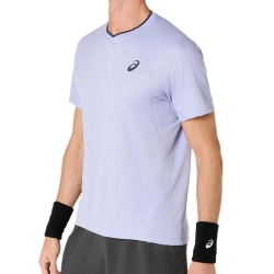 Мужская теннисная футболка Asics Match Short Sleeve Night Energy - seastorm