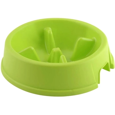Миска для животных, овальная SLOW FEEDER MAX 1л Pobeda, Салатовый