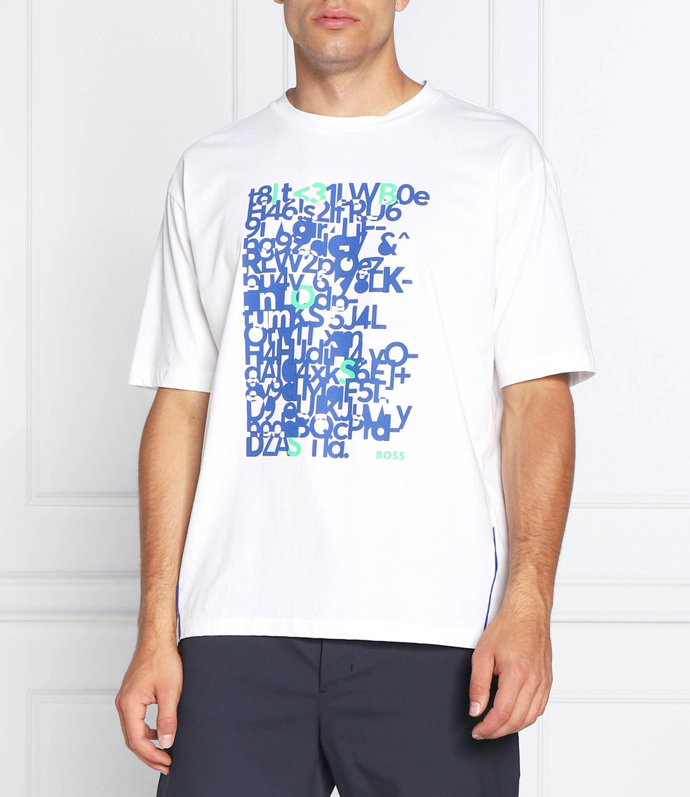 футболка tee 5 BOSS GREEN - белый(50477262)