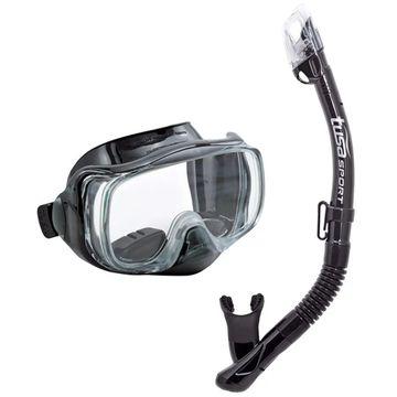 Набор маска+трубка в сумке TUSA Sport UCR-3325P черный/черный