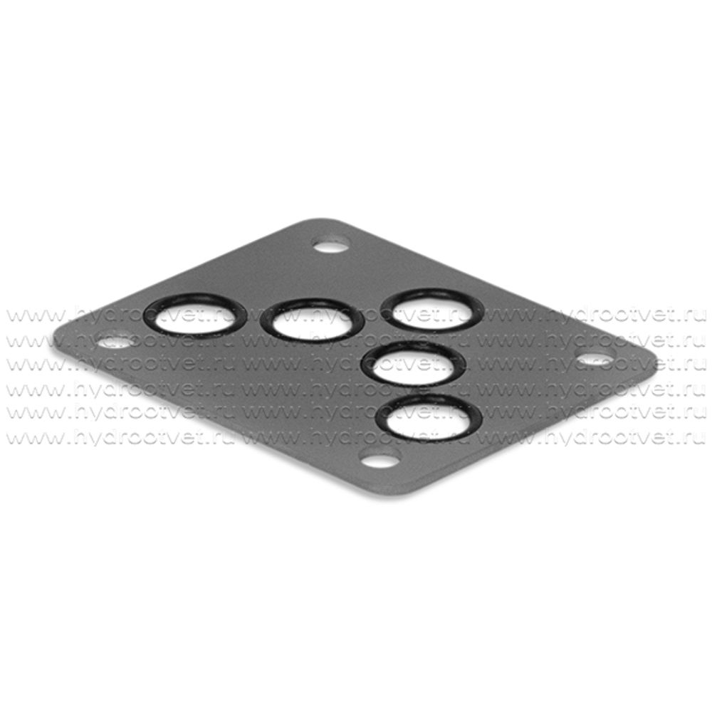 O-ring plate for Z2FS10 NBR - Пластина-проставка с уплотнительными кольцами под ISO 4401-05 (СЕТОР05), материал NBR