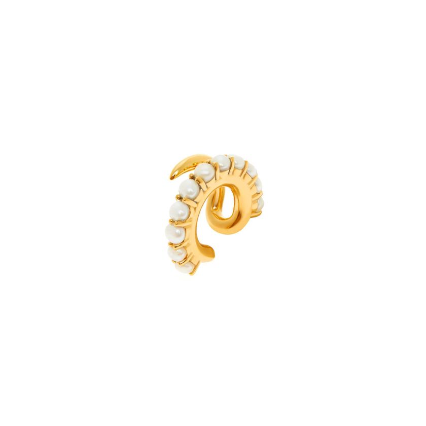 Chunky Claw Pearl Ear Cuff