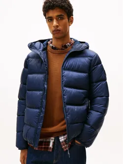 Куртка утепленная мужская TOMMY JEANS TJM HOODED LOGO PUFF