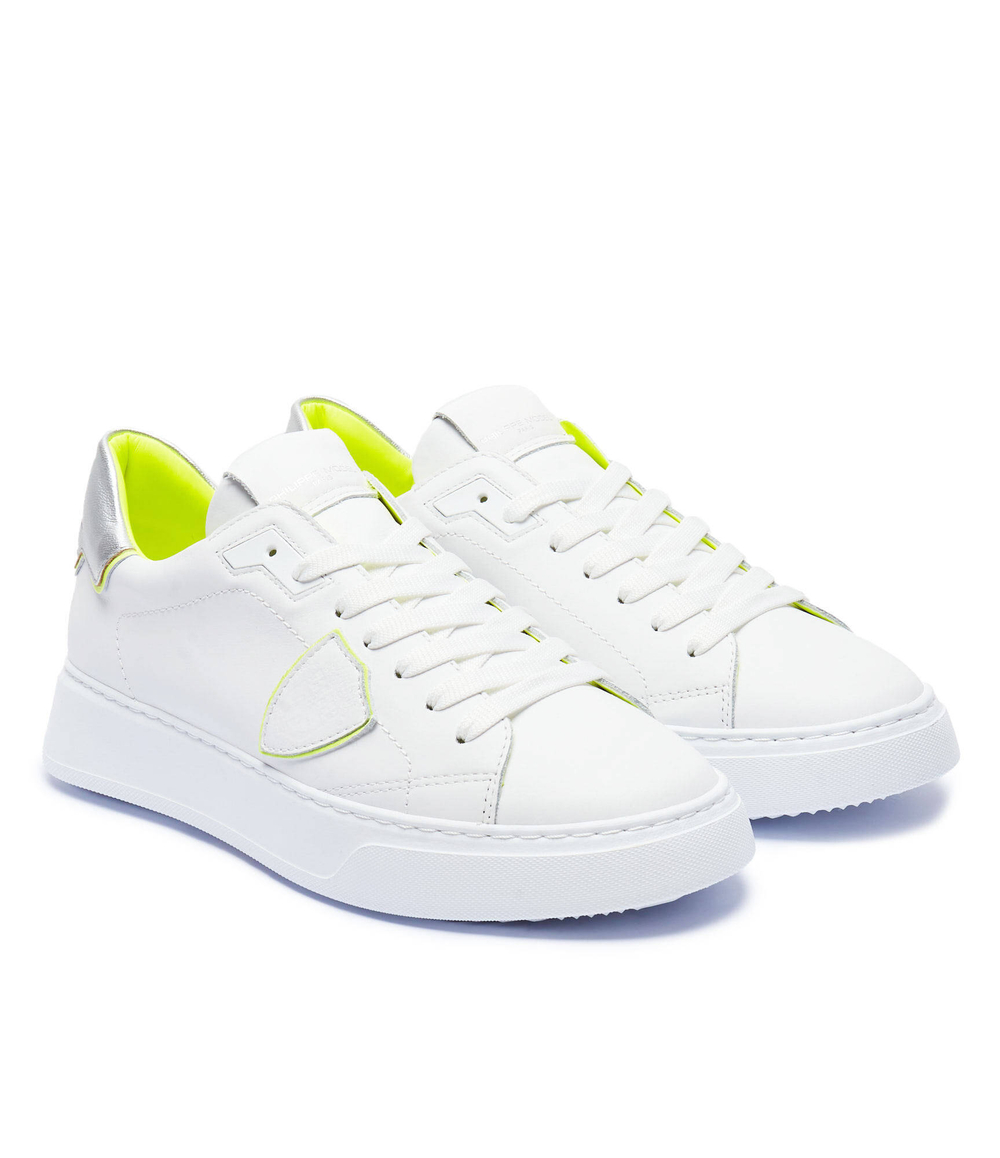 Кожаные кроссовки храм Philippe Model - белый(BTLU)