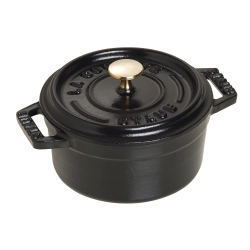 STAUB Мини-кокотница 10 см чугунная кастрюля 250 мл черная EAN 3272341010254