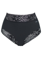 Трусики-слипы с высокой линией талии Soft lace (Размер: XXL) (Цвет: черный)