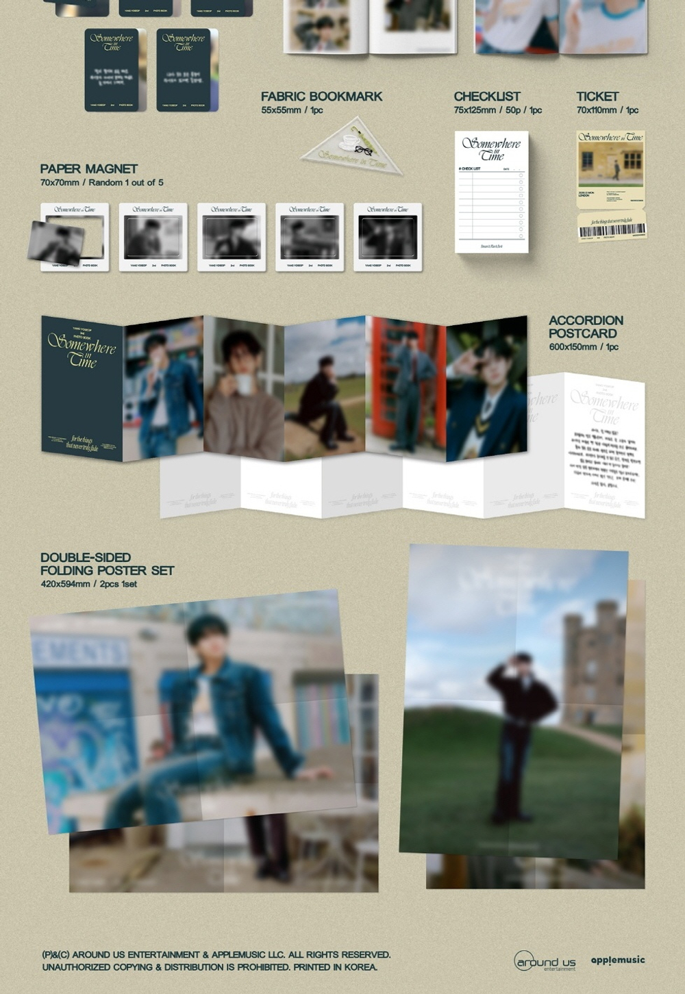 (ПРЕДЗАКАЗ) публикация YANG YOSEOP - SOMEWHERE IN TIME 2nd PHOTOBOOK
