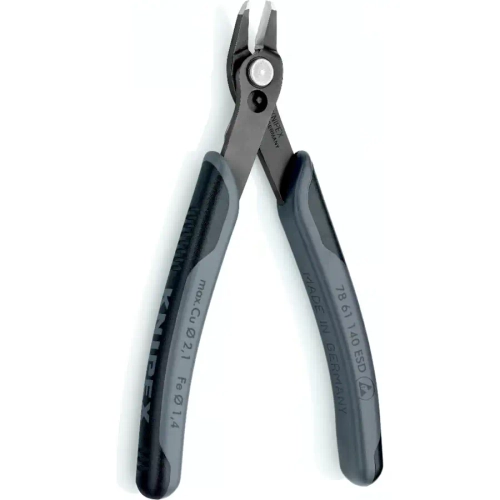 Кусачки для электроники XL 140мм Knipex 78 61 140 ESD