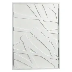 Панно декоративное с эффектом 3d minimalism, с белой рамой, 70х100 см