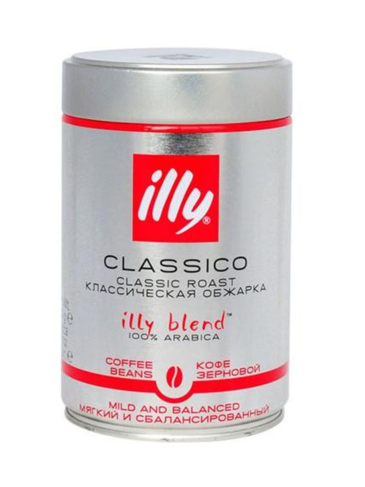 Кофе в зернах ILLY средней обжарки 250 г, 4 шт