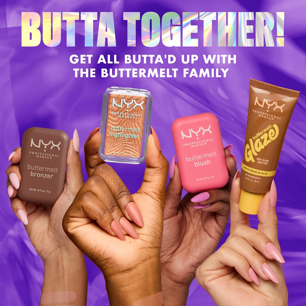 NYX Professional Makeup Buttermelt Highlighter - Розсветлитель оттенок no 1 butta 40, 5 g