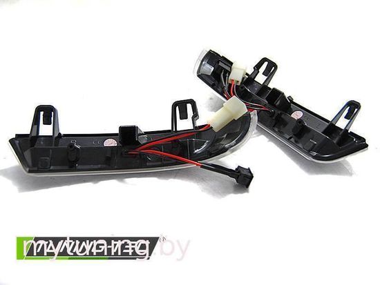Повторители поворота IN THE MIRROR SMOKE LED SEQ для VW GOLF 5 / GOLF PLUS / JETTA / PASSAT, SHARAN
