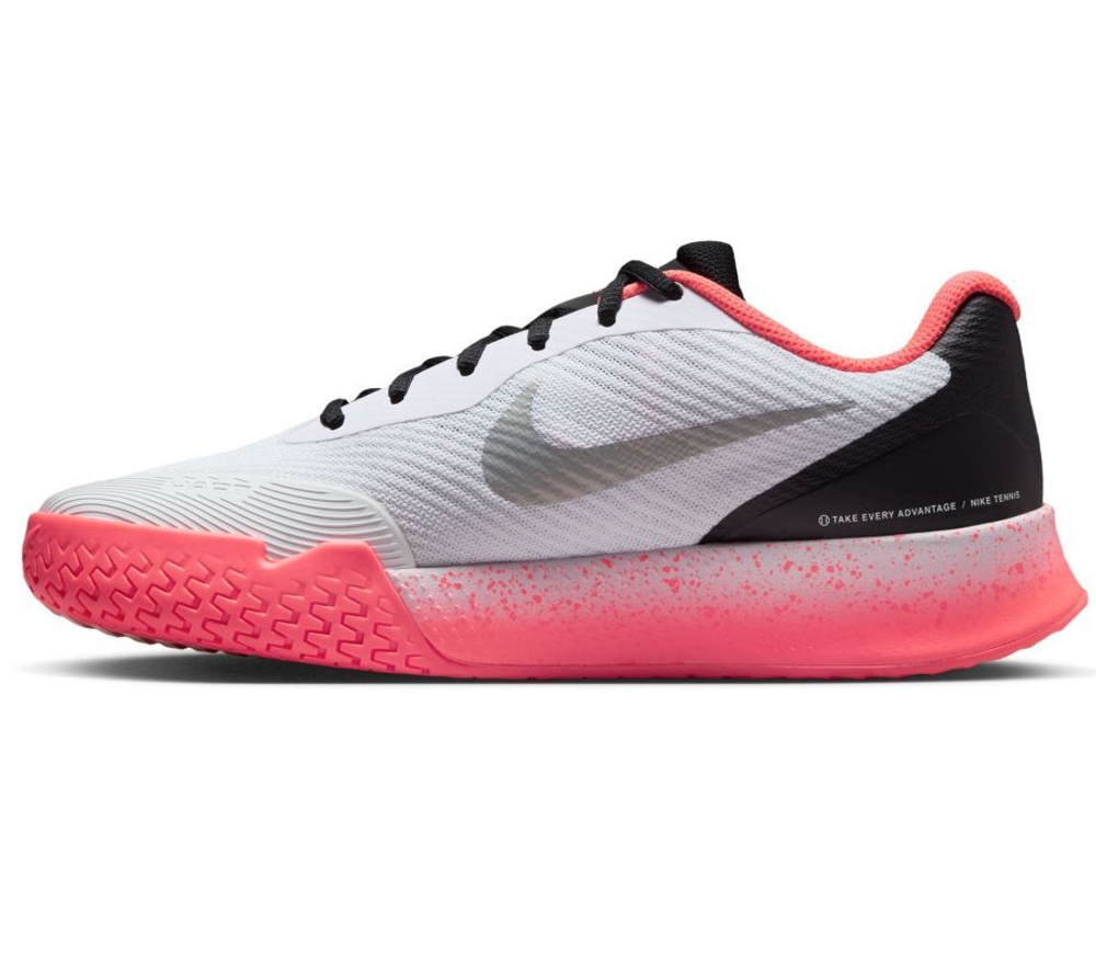 Теннисные кроссовки Nike Vapor Lite 3 HC Premium - white/hot lava/wolf grey/black
