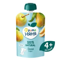 Пюре ФрутоНяня Груша с 4 мес 90 г