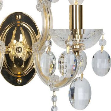 Бра Hollywood AP2 Gold Crystal Lux