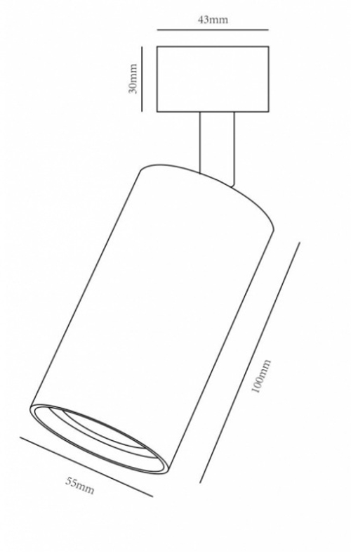 Трековый светильник Arte Lamp RIDGE A1518PL-1WH