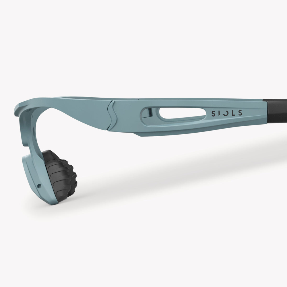 Спортивные очки с диоптриями Siols / AERO.Cycling / Vario Clear 10-75% Blue Mirror / Photochromic Lens / Aqua