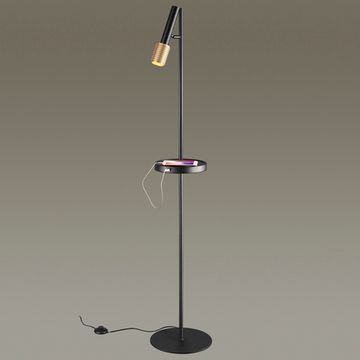 Торшер 4240/1F черный Mehari Odeon Light