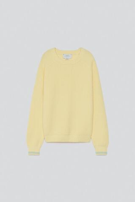 ZARA X BAISI GUADAGNINO КАШЕМИРОВЫЙ СВИТЕР, ЖЕЛТЫЙ