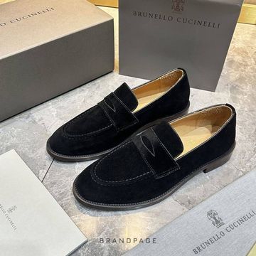 Лоферы чёрные от Brunello Cucinelli BP5-836197