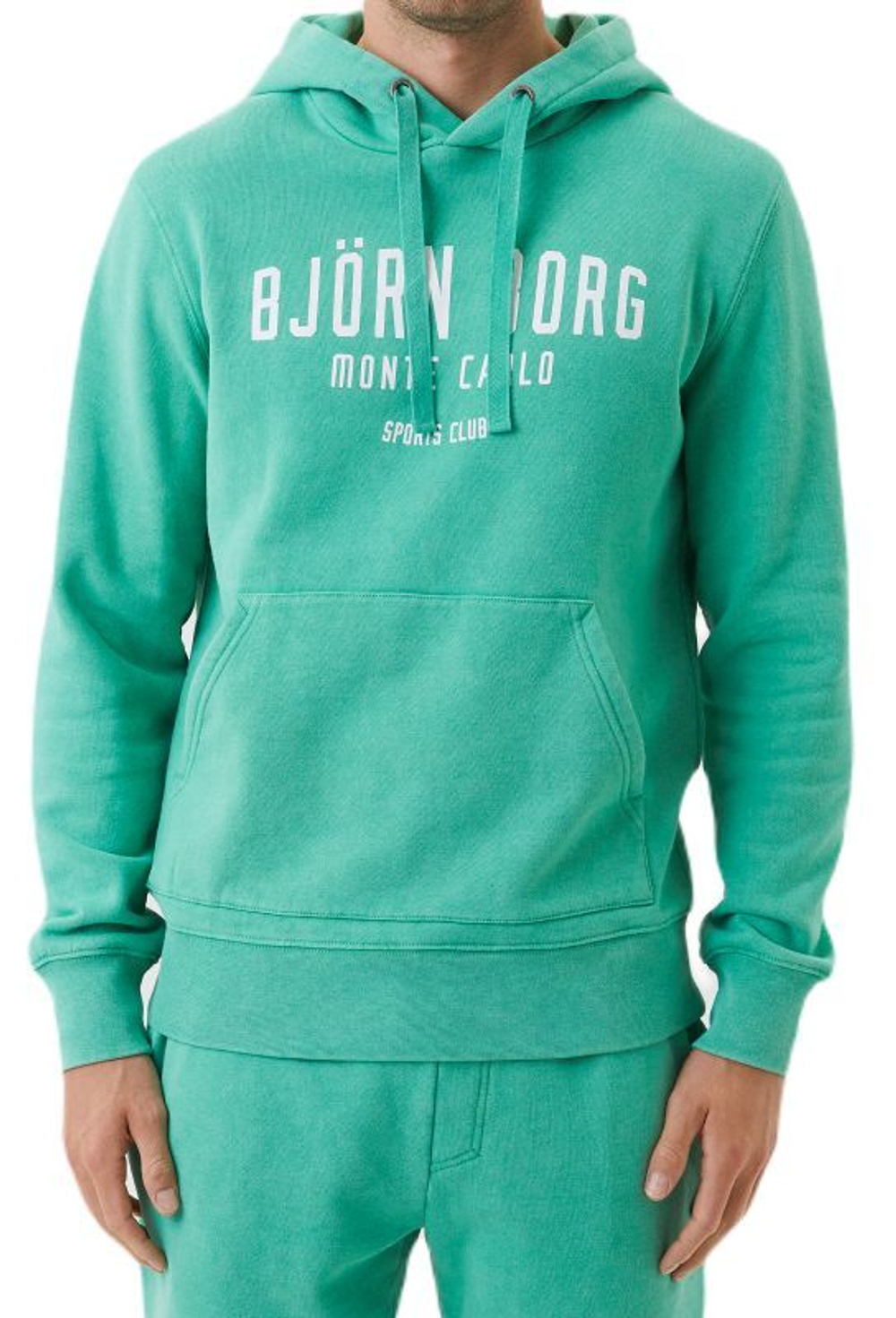 Мужская теннисная кофта Björn Borg Sthlm Hoodie - winter green