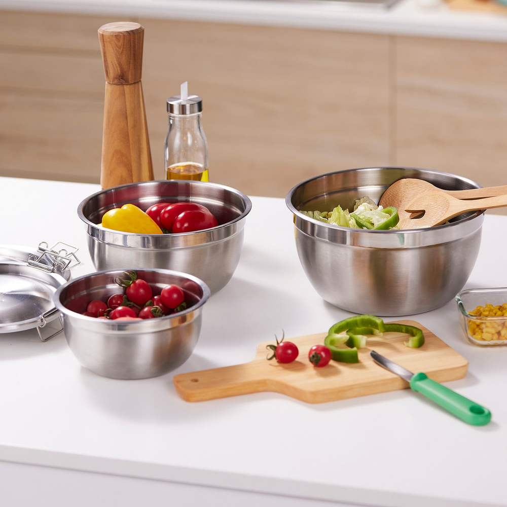 IKEA CIKLID  (ИКЕА СИКЛИД)  -  Миска с крышкой, комплект 3 шт.