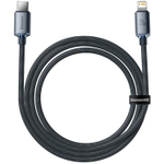 Кабель-зарядка Type-C на Lightning Baseus Crystal Shine Series 20W 1.2м (CAJY000201) черный