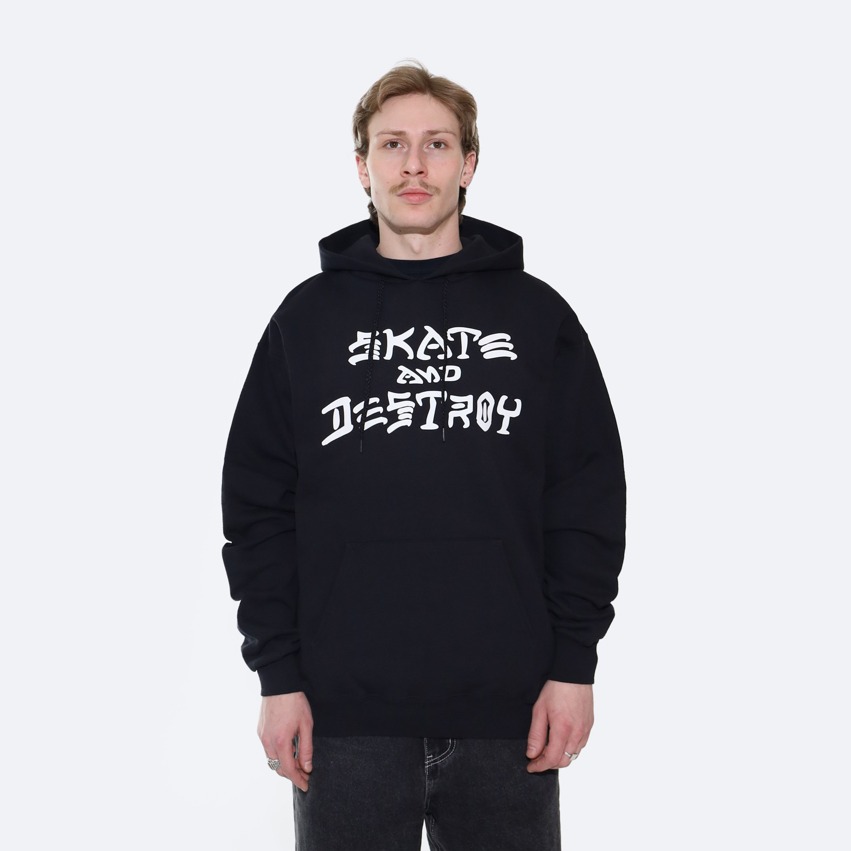 Худи Thrasher Skate & Destroy Hood (black) артикул: - купить в магазине Дайс