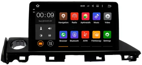 Магнитола для Mazda 6 2015-2018 - AIROC 2K RX-2435 Android 13, Быстрая, QLed+2K, CarPlay, SIM-слот