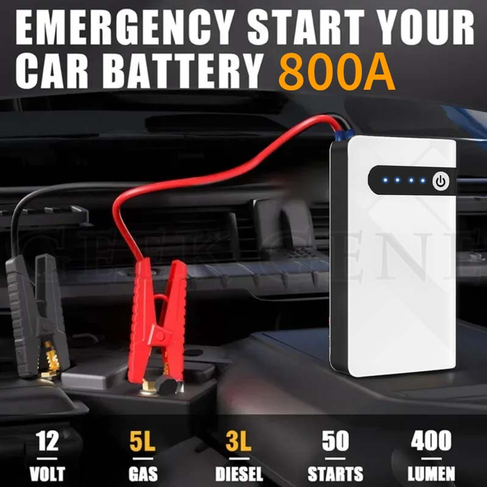 Устройство пусковое портативное бустер 20000mAh 800A в коробке GKFLY (GG-JS-08)