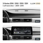 Магнитола для BMW 3-серия E90 2005-2012 (врезка наверх) - Teyes LUX ONE монитор 12.3" на Android 10, Быстрая, CarPlay, 4G SIM-слот, джойстик iDrive в комплекте