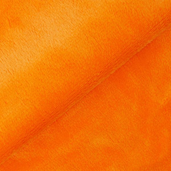 Плюш (ткань) Peppy PEV 273 г/м², 152 см / рул. 5 метров, 08 оранжевый/orange