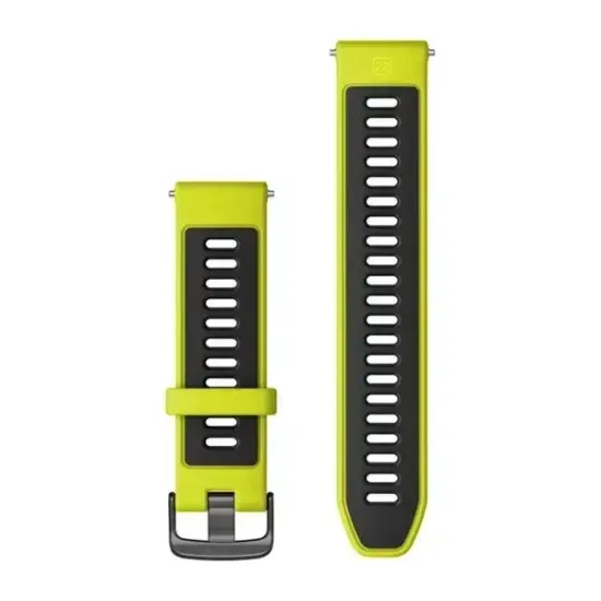 Ремешок Garmin Forerunner QuickFit 22 мм, Жёлтый/черный силикон 010-11251-AE