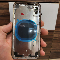 Корпус для iPhone X в стиле iPhone 14Pro (цвет: Purple - Фиолетовый)