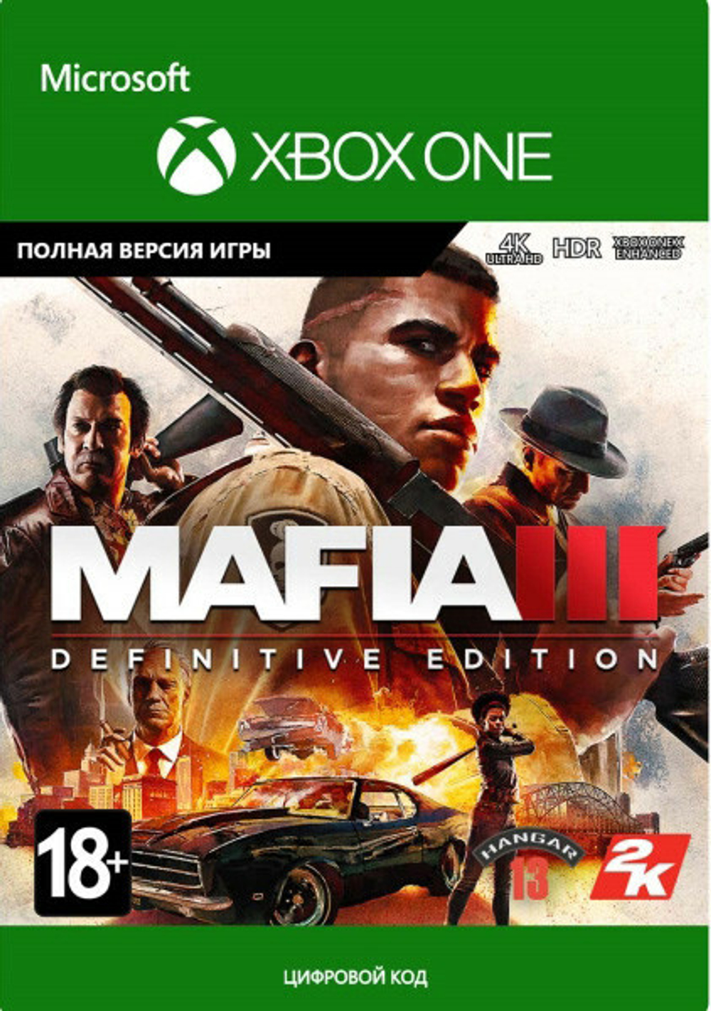 Mafia III: Definitive Edition (для Xbox One/Series S/X, интерфейс и субтитры на русском языке) [Цифровой код доступа, возможна активация в регион РФ]