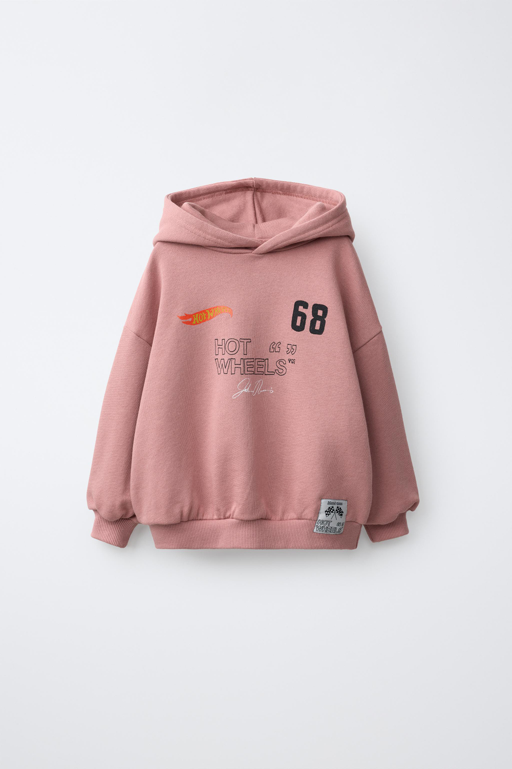 ZARA ХУДИ HOT WHEELS MATTEL ©, РОЗОВЫЙ