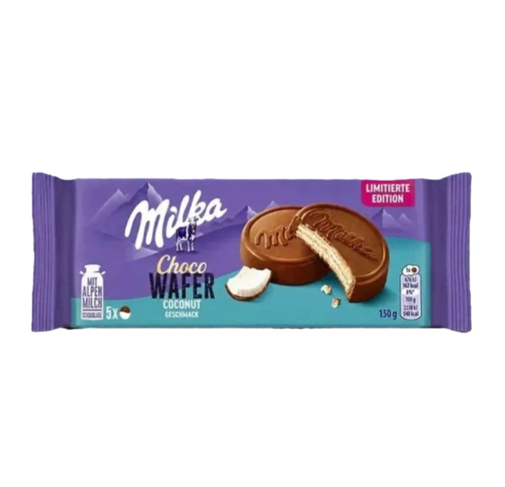 Milka Wafer Coconut 150гр