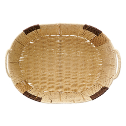 Корзина плетеная овальная bodhran chocolate из коллекции ethnic, размер l