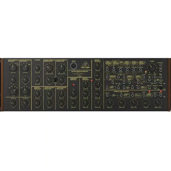 Behringer K-2 аналоговый синтезатор с двумя осцилляторами, фильтры среза с регуляцией peak/resonance