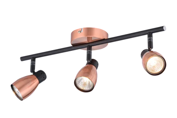 Светильник Sfera Sveta 8749-03/I502 RAB, 3×15 Вт, медный