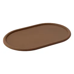Коврик силиконовый Контур цвета мокко из коллекции pets essential, 29х45 см