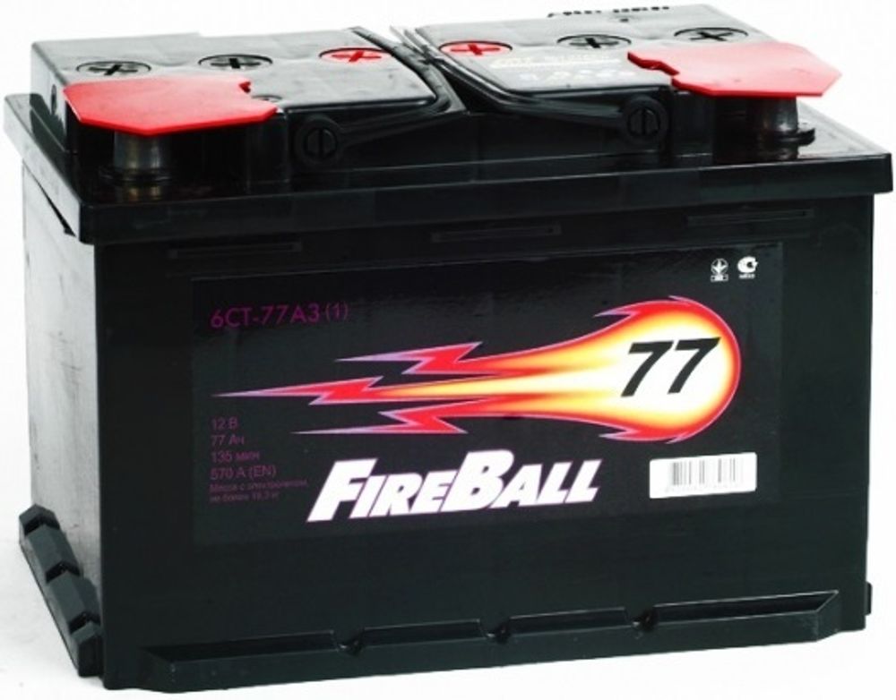 FIRE BALL 6СТ- 77 аккумулятор FIRE BALL 6СТ- 77 аккумулятор