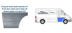 Панель левой двери Mercedes Sprinter W905 (Potrykus)