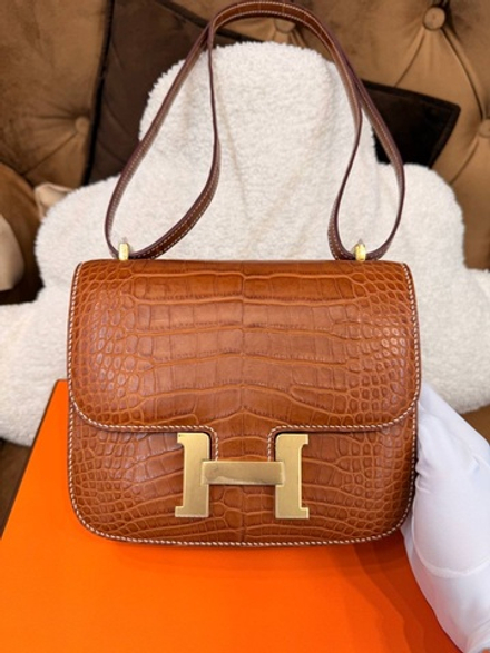 Сумка Hermes Constance mini American Aliligator