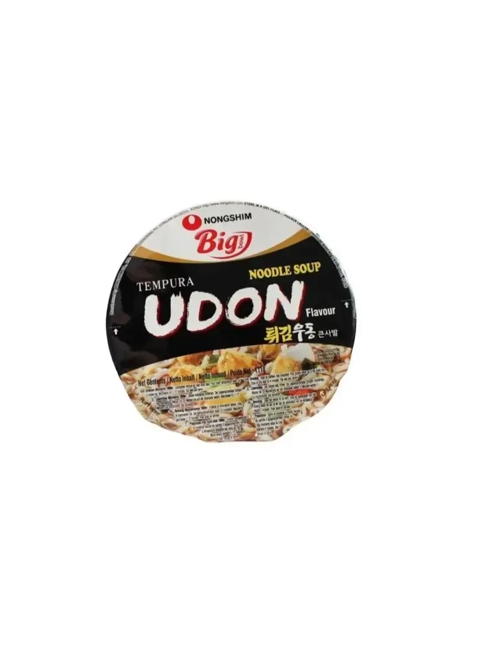 Лапша быстрого приготовления Nongshim Tempura Udon Big Bowl