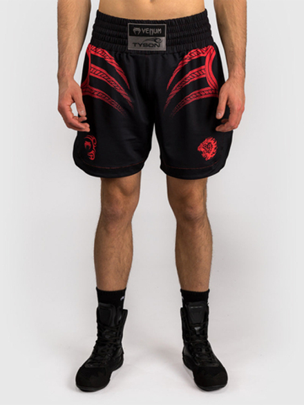 Шорты боксерские Venum X Mike Tyson "Everyone has a plan" Black/Red